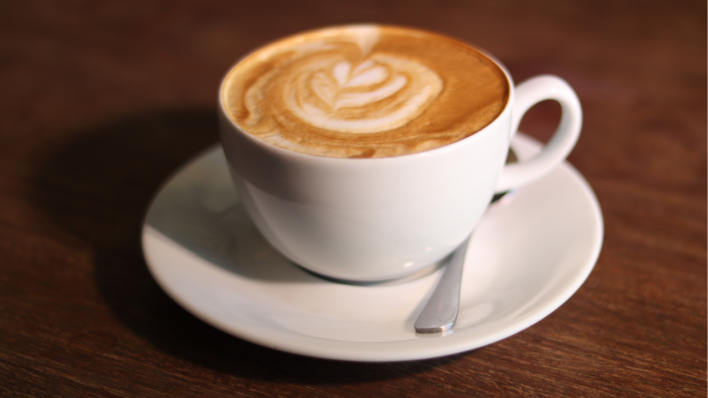 latte com latte art